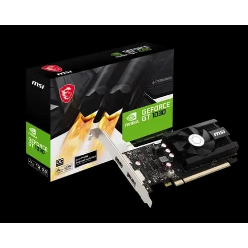 Placa MSI NVIDIA GeForce GT 1030 4GD4 LP OC, foto 1 de 4