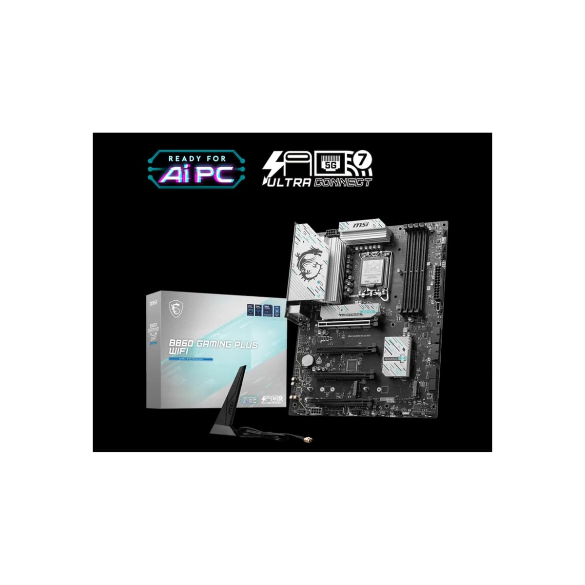 Motherboard MSI B860 GAMING PLUS WIFI LGA 1851 DDR5