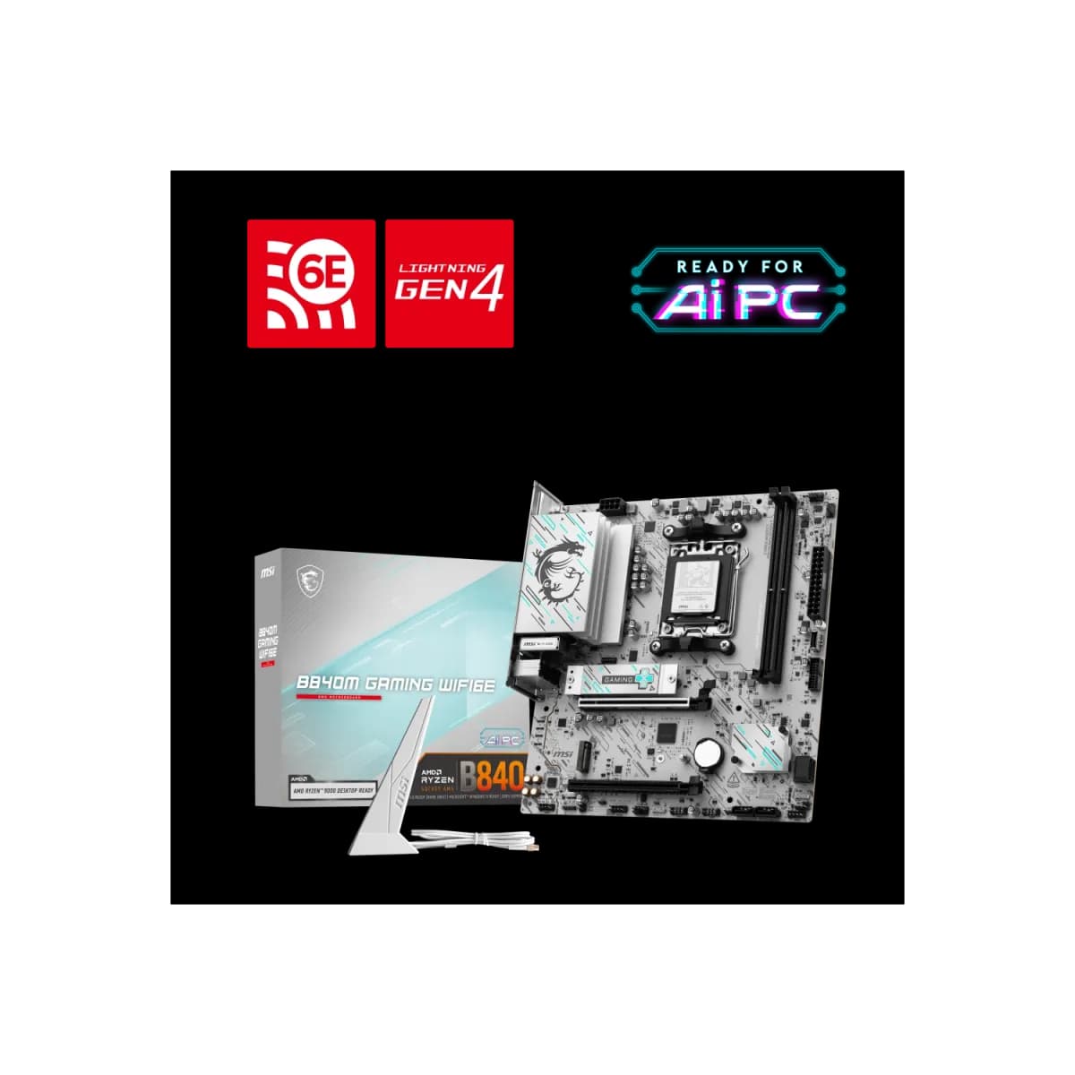 Motherboard MSI B840M GAMING WIFI6E AM5 DDR5