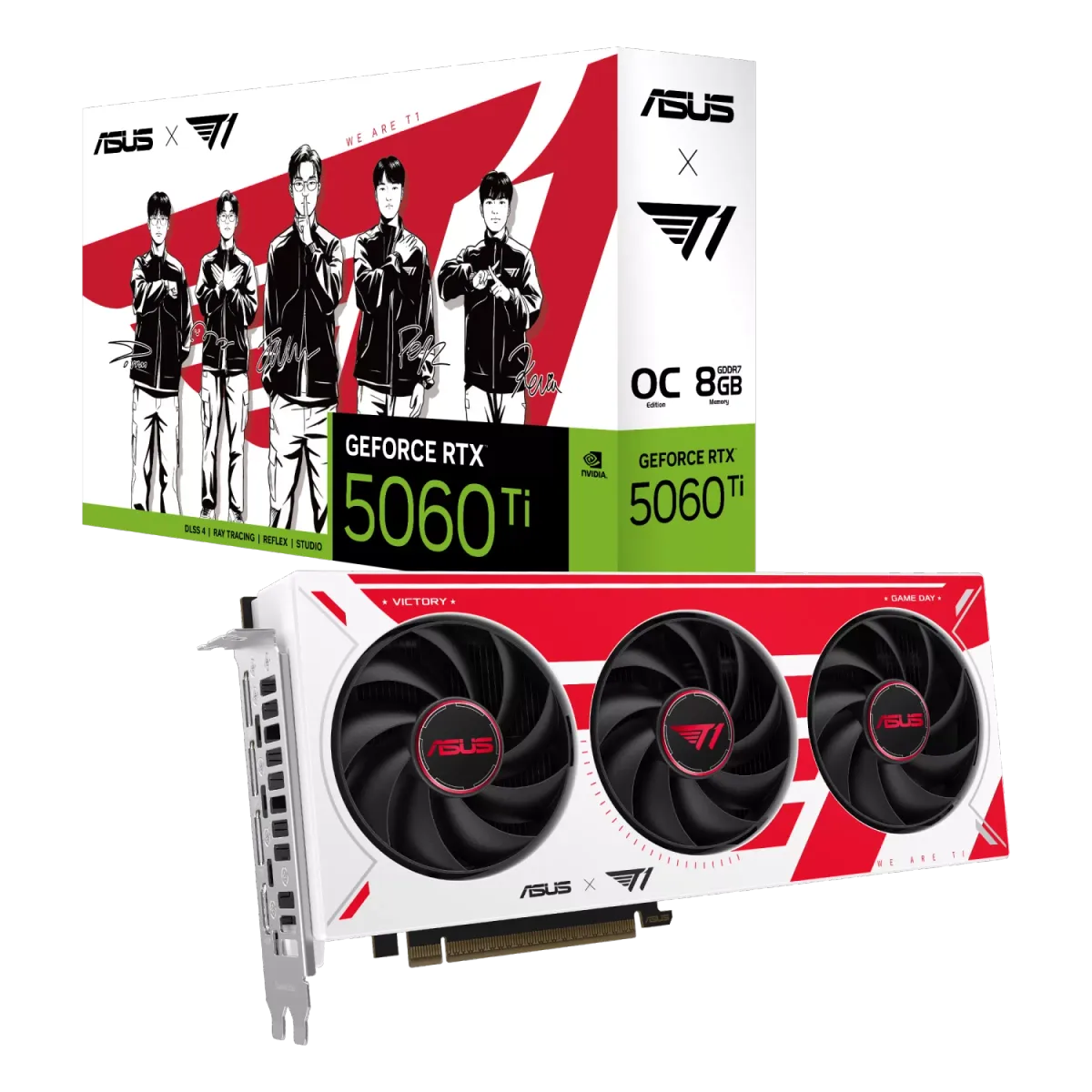 Placa de Video ASUS NVIDIA GeForce T1 RTX5060TI 08