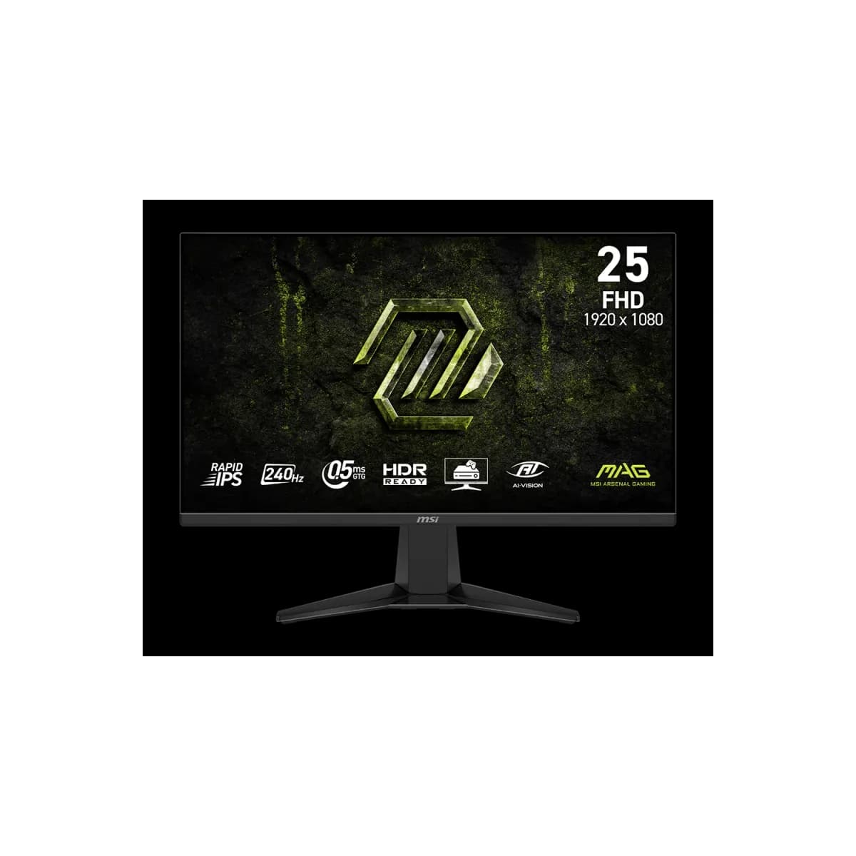 Monitor MSI MAG 255F X24 24.5" Full HD HDR 240 Hz Ficha USA
