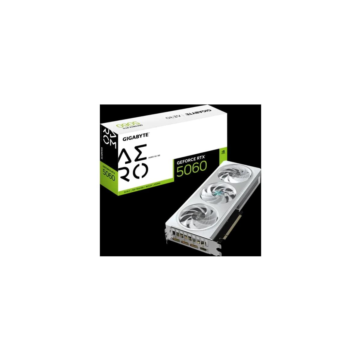 Placa de Video GIGABYTE NVIDIA GeForce RTX 5060 AERO OC 8G